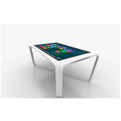 10 Titik Sentuh Kios Layar Sentuh LED Stand Alone Business Interactive Digital Signage
