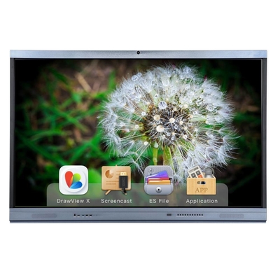 Android 11 IR Interactive Whiteboard 65 75 86 inch YL Series Flat Panel Display Port USB OTA Multi Titik Sentuh Untuk Anak-anak