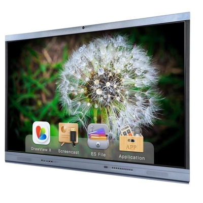Android 11 IR Interactive Whiteboard 65 75 86 inch YL Series Flat Panel Display Port USB OTA Multi Titik Sentuh Untuk Anak-anak