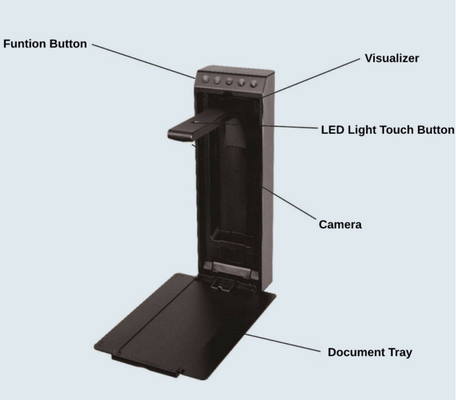 2022 HD Document Visualizer Camera Audio Presenter Visual Untuk Mengajar 8 Mega Pixel