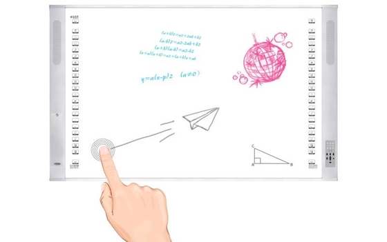 All In One Inframerah Interactive Whiteboard RoHS CE Smart TV Whiteboard Untuk Rapat