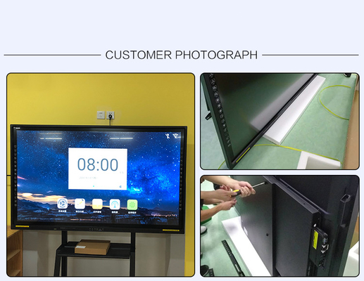 IBoard Portable Interactive Flat Panel Black Mini Built-in OPS I7 I5 Generasi Intel Core