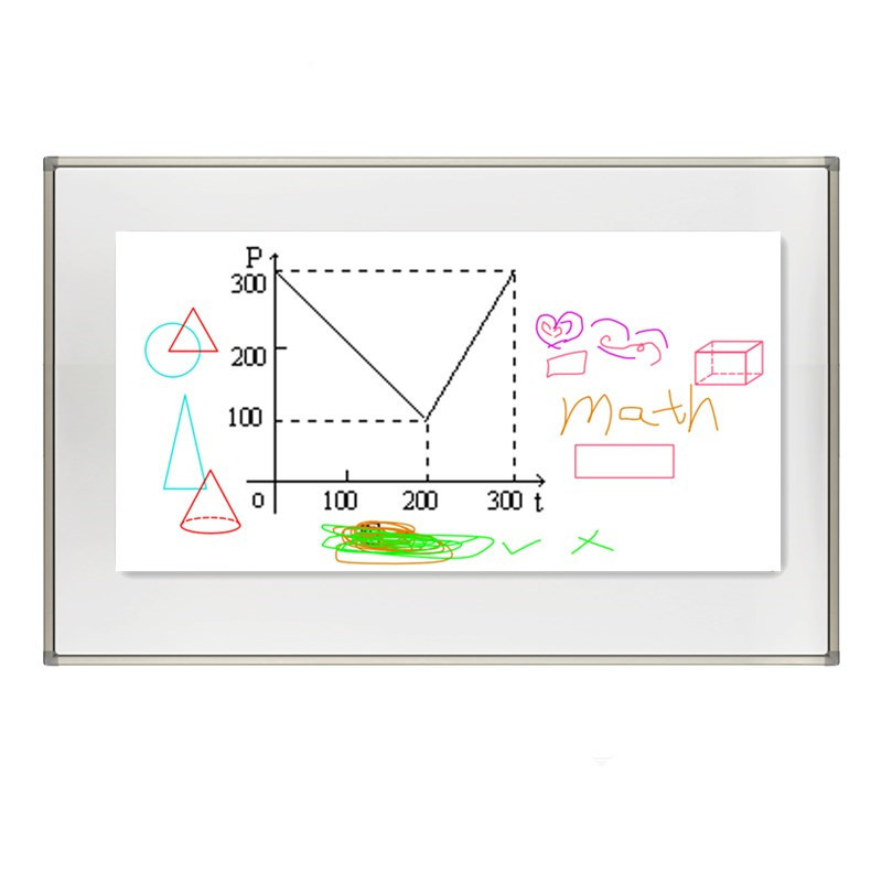 96 Inch Infrared Interactive Whiteboard Touch Screen Smart TV dengan Proyektor untuk Pertemuan atau Pengajaran