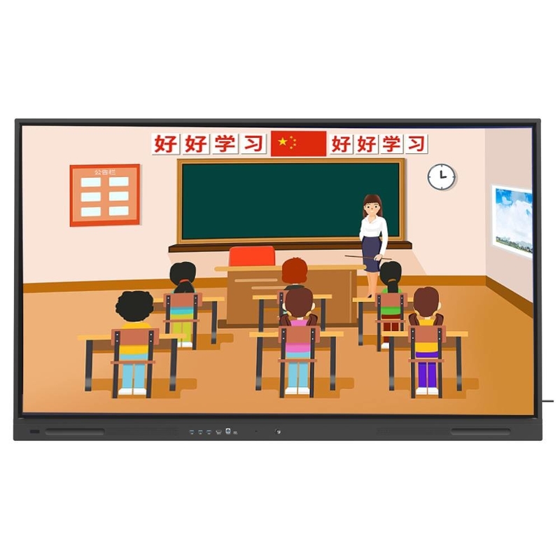 86 Inch Smart Monitor TV All In One Komputer Interaktif Whiteboard Untuk Kelas