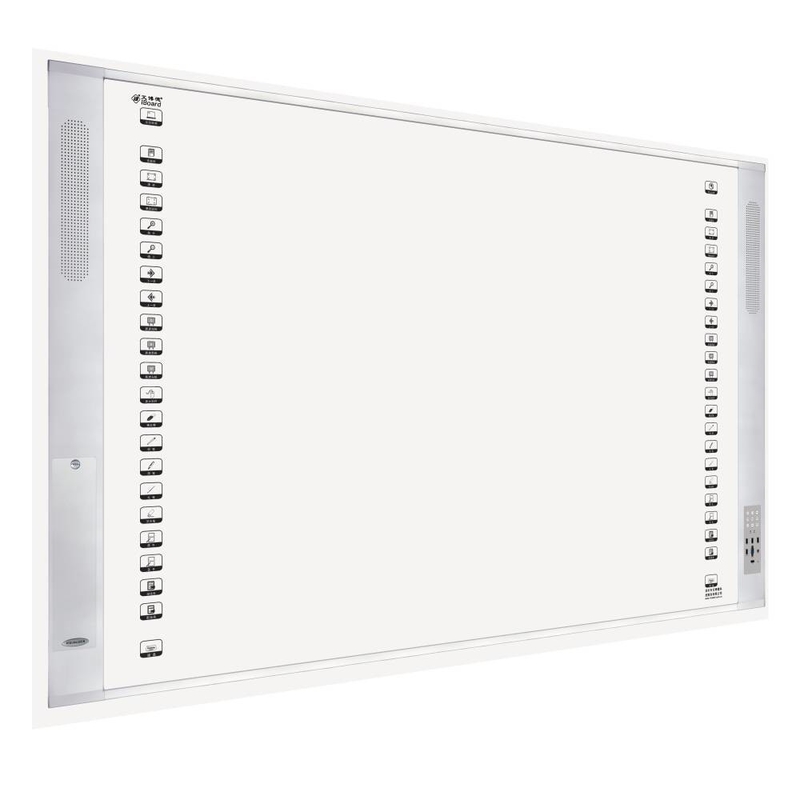 Android 12 Iboard Interaktif Whiteboard dengan 10/20 Points Multi-Touch Fungsi Win PC Speaker Dibangun Untuk Mengajar Sekolah