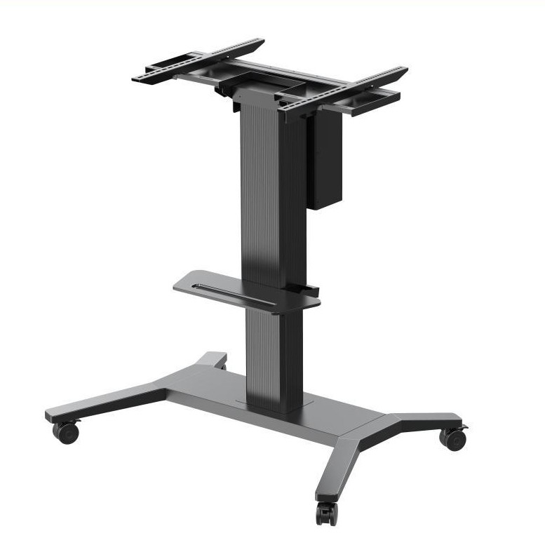 Stand Smart Board Interaktif dengan miring dan tinggi diatur untuk ukuran 55 ~ 86 inci papan