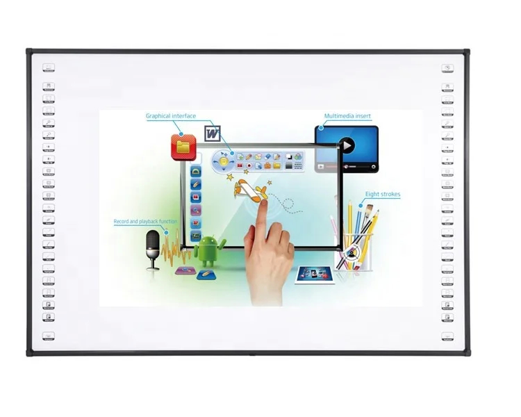 Papan tulis interaktif baru dengan port USB Multi Touch Gesture Recognition untuk pengajaran kit pendidikan