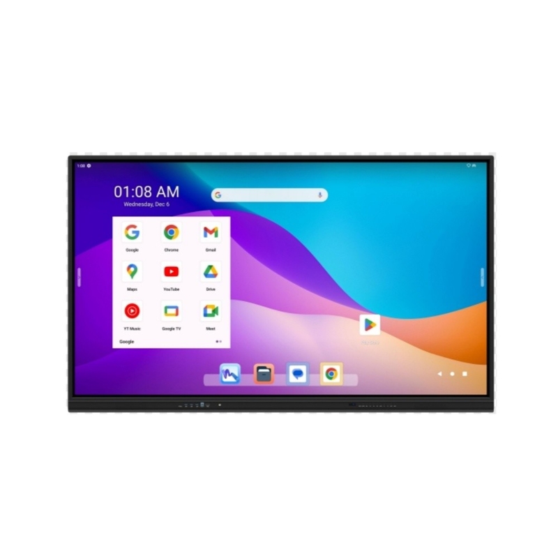 Android terbaru (16+256GB) 86 Inch Interaktif LCD Smart Board Untuk kelas dan kantor