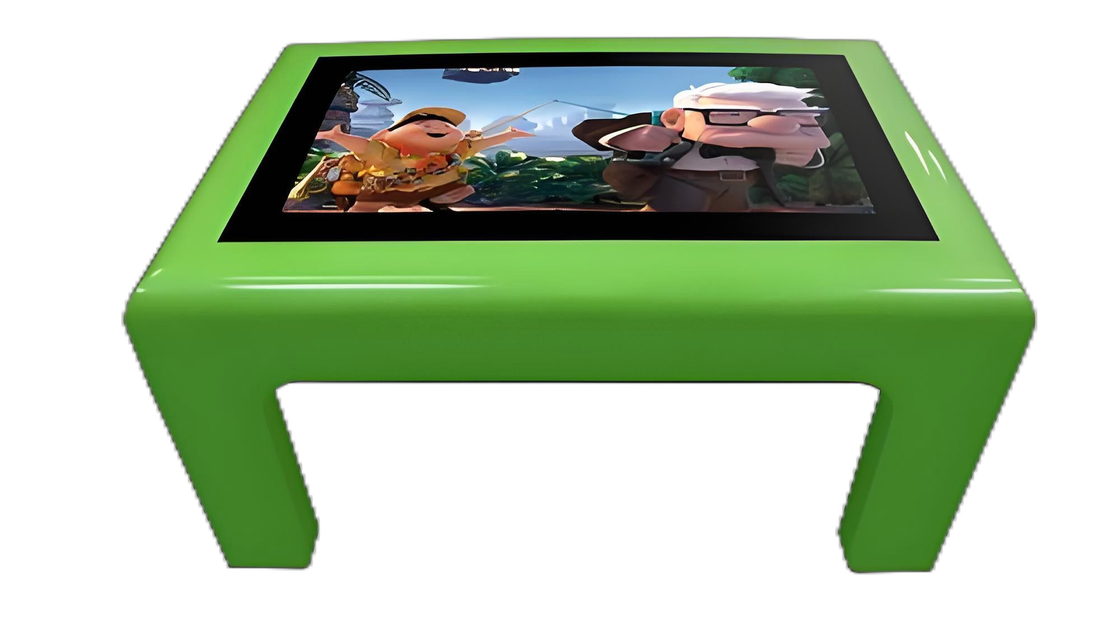 Desain Modern 32 inci Capacitive Touch Table 350cd/m2 USB Port untuk anak-anak pemain game sekolah mengajar dengan android atau menang