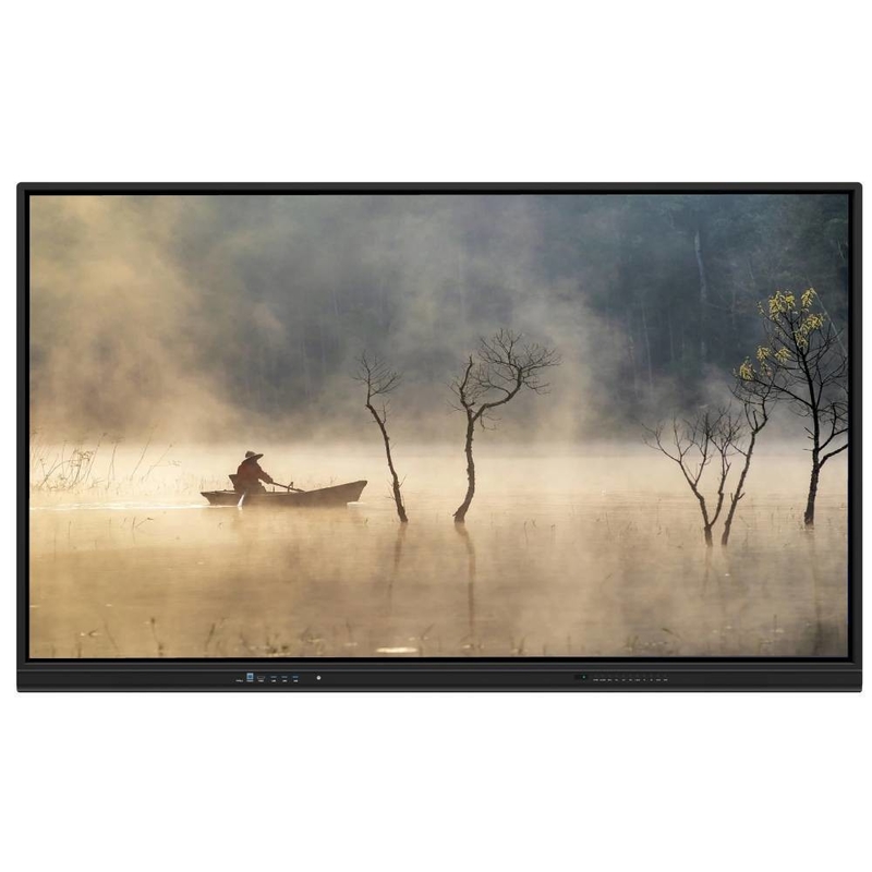 110 Inch Led Interactive Whiteboard Android OPS All in One Speaker Wifi BT 50 Points Laptop Alat pengajaran perangkat lunak untuk kantor universitas anak-anak perguruan tinggi Zoom Meeting