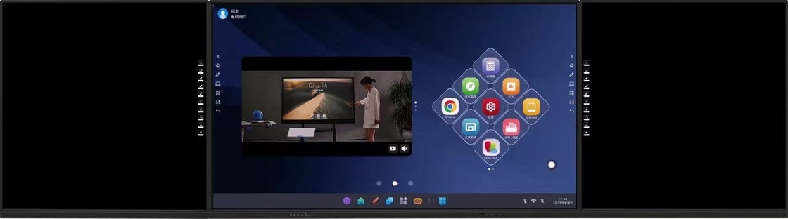 Pabrik 75 inci Peralatan pengajaran sekolah multi-fungsi Smart saling terhubung Nano Digital Whiteboard Penulisan