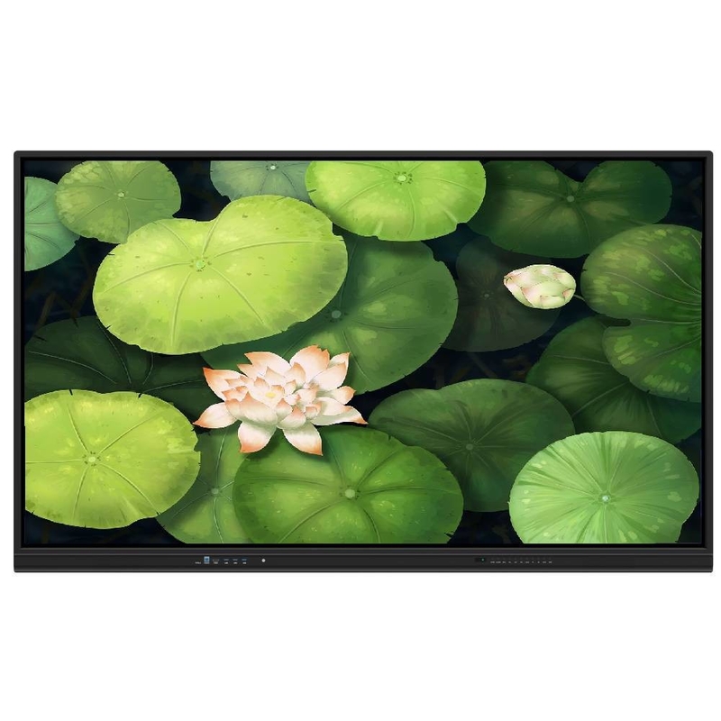 Papan tulis layar sentuh interaktif 65 75 86 98 inci PC Android USB TYPE-C HDMI OUT Smart Board Untuk video pertemuan sekolah tampilan pendidikan