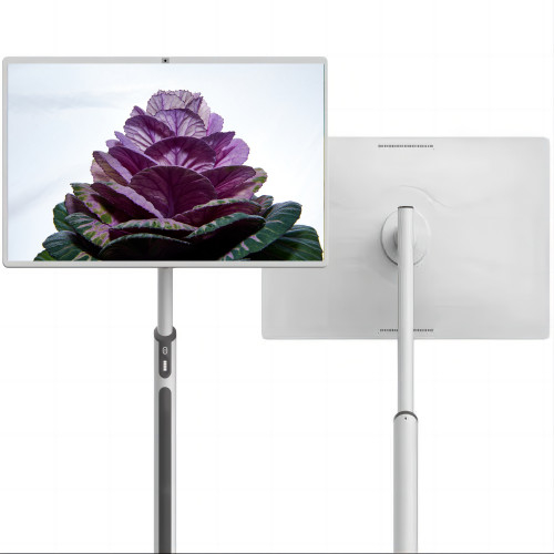 iBoard 32 inci Portable Smart Android Screen Indoor Movable Touch Screen Smart TV Rotating Portable TV Untuk streaming langsung