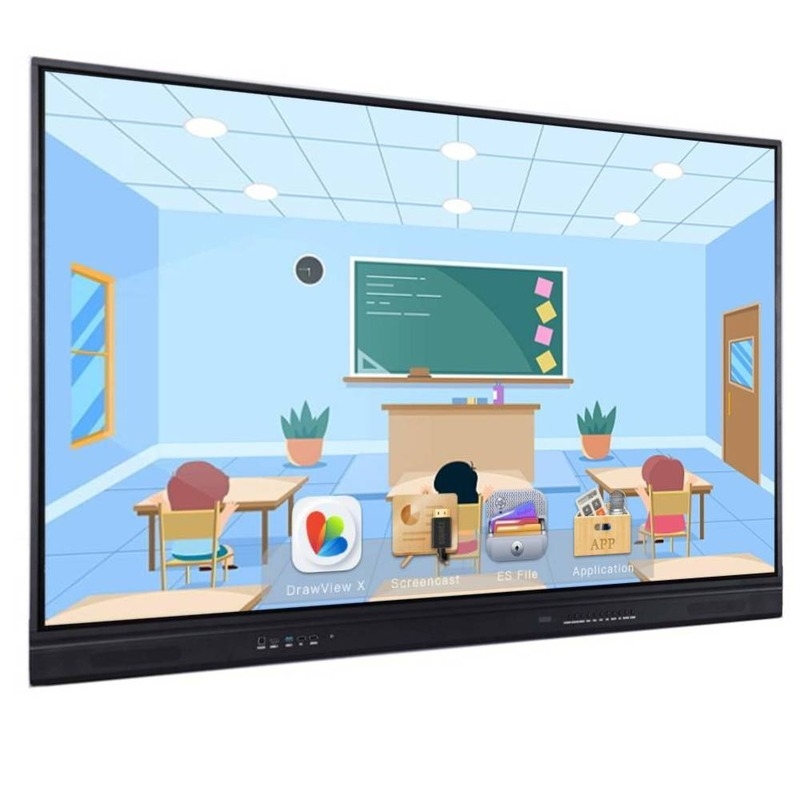 Panel Flat Interaktif dengan Sertifikat FCC dan Warna Hitam