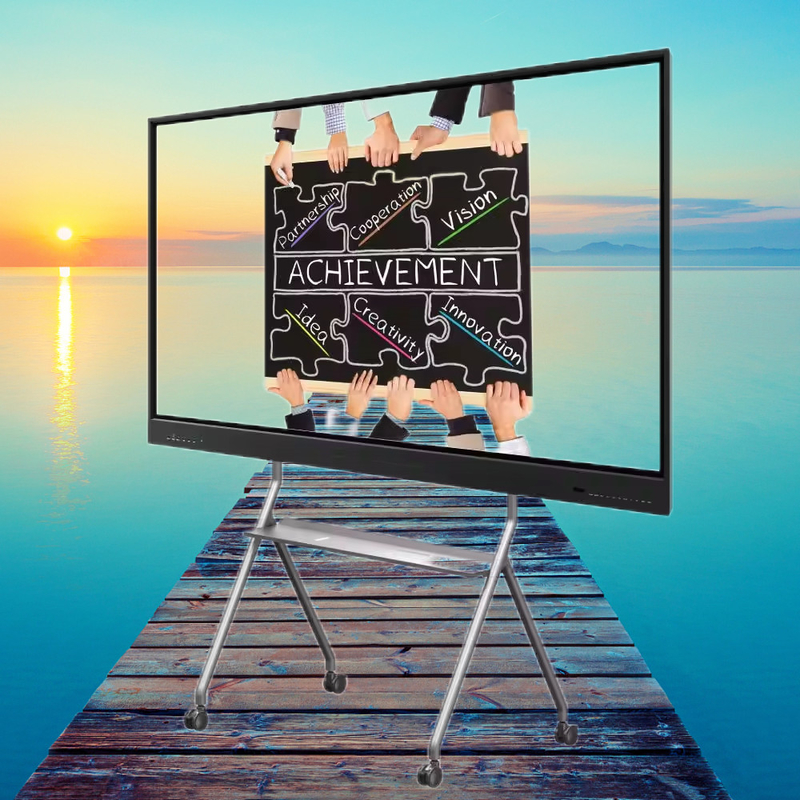 IBoard Factory 86 Inch Interaktif Digital Whiteboard Smart Touch Panel Tampilan untuk Pendidikan Sekolah Kantor Konferensi Online