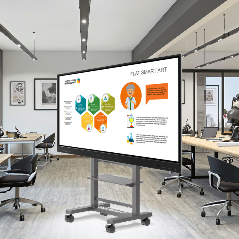 2025 IBoard FCC CE CB 65in Smart Interactive Whiteboard Android 13 Untuk penggunaan pendidikan di kelas
