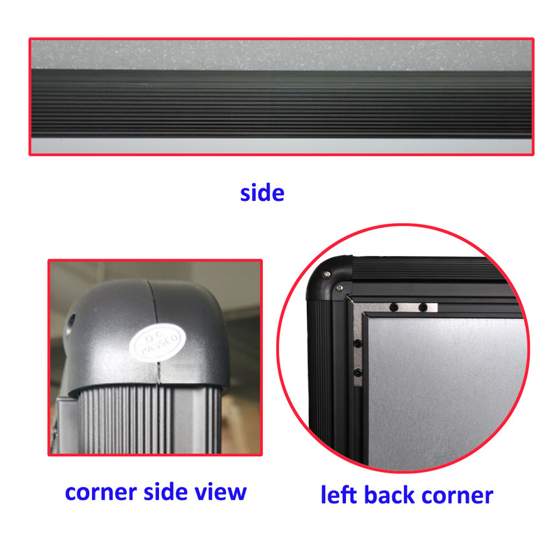 Nano Surface IR Interactive Whiteboard dengan sidebar opsional dan lembaran besi galvanis untuk pengalaman menulis yang ditingkatkan