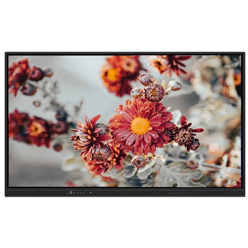 65 75 86 Inch Interactive Touch Screen Monitor Metal 2x15W Speaker WIFI Bluetooth Wireless Berbagi dari PAD Ponsel Laptop untuk Pendidikan Sekolah Kinerja Kantor