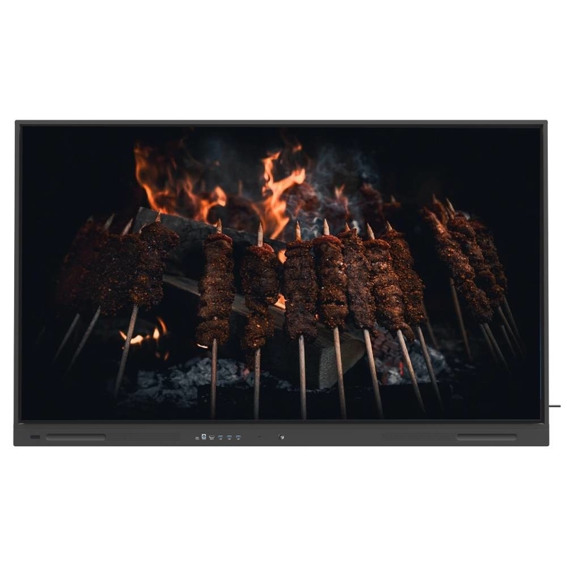 LCD Smart Board 65 75 86 Inch Upgrade Online 4K Touchscreen Display Dengan Alat Pengajaran Perangkat Lunak untuk Tim Zoom