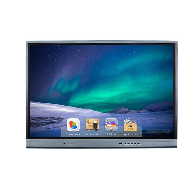 iBoard 75 Inch 50 Touch Points Interaktif Flat Panel Smart Touch Screen Digital Interaktif Whiteboards Smart Board untuk pengajaran sekolah