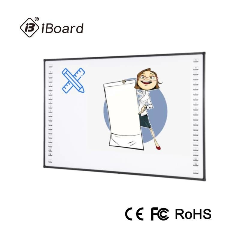 32768*32768 Resolusi Iboard Interaktif Whiteboard dengan permukaan keramik dan 0%-95% Kondisi penyimpanan kelembaban