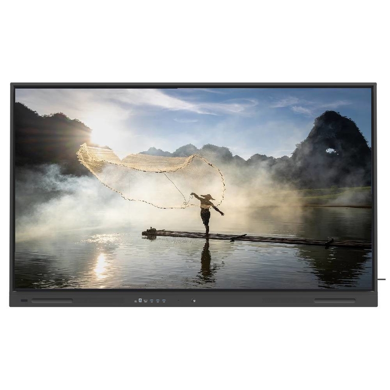 LCD Smart Board 65 75 86 Inch Android PC Komputer Infrared Touch Panel Smart TV Board dengan perangkat lunak untuk pertemuan sekolah pengajaran