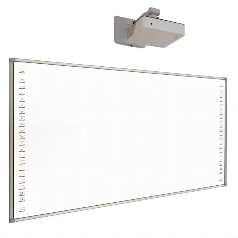 Teknologi Sentuh Infrared Interaktif Touchscreen Whiteboard untuk Jari atau Objek Nontransparan Menulis dan Menggambar 82 inci hingga 150 inci