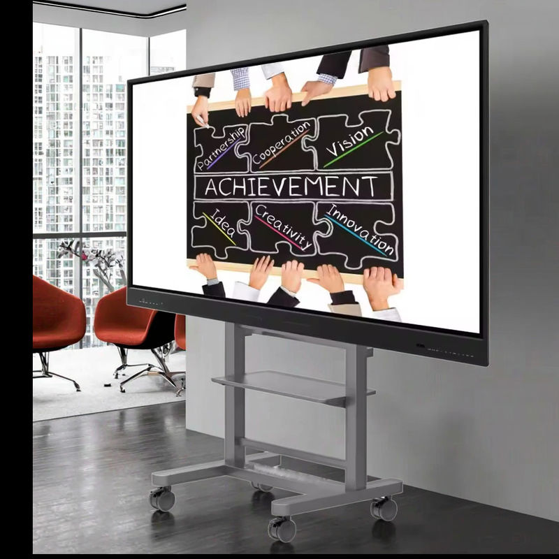 IBoard 4K 75 Inch Interactive Display Pendidikan Sekolah Pengajaran Interaktif Whiteboard Smart Board Layar sentuh