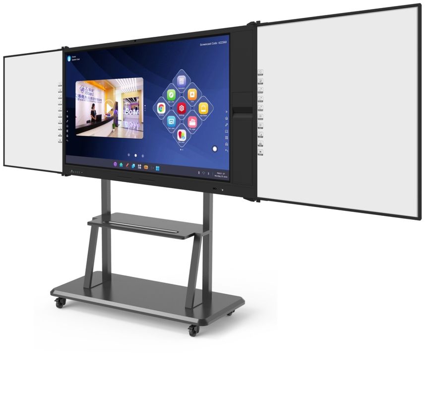 China 75 86 Del Basamento Da 100 Pollici A Raggi Infrared Touch Screen Display Smart TV Sistem Di Promethean Lavagna Interattiva