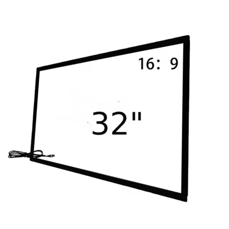 Infrared Touch Frame 19-200 Inch Aluminium Frame PCB Touch Untuk Digital Signage TV Monitor Video Wall Sekolah Kantor Pusat Perbelanjaan Penggunaan