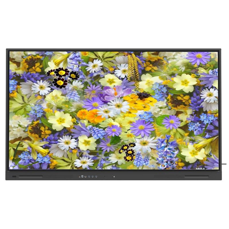 LCD Smart Board Tingkatkan Pengalaman Chromebook MAC Linux Windows Anda Dengan HDMI USB VGA Output Wifi Untuk 65 75 86 Inch Panel