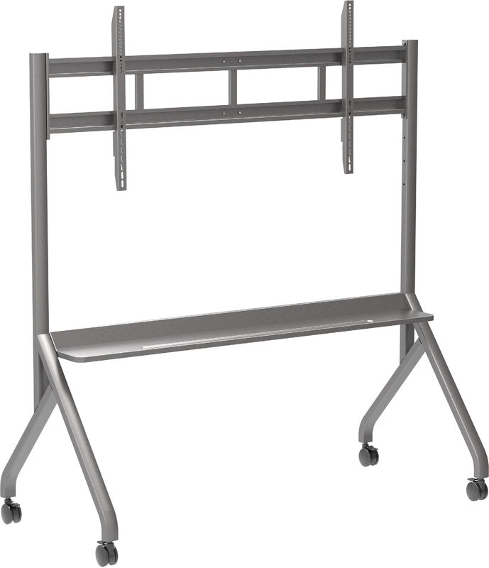 Stand Papan tulis interaktif yang nyaman 110" Dukungan layar 65-86 Inci Ukuran angkat Tinggi kisaran 50cm