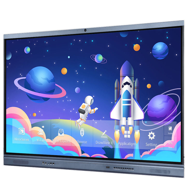 Nano atau Keramik Board Surface Interactive Touch Panel Display untuk Standar dalam Bingkai Hitam