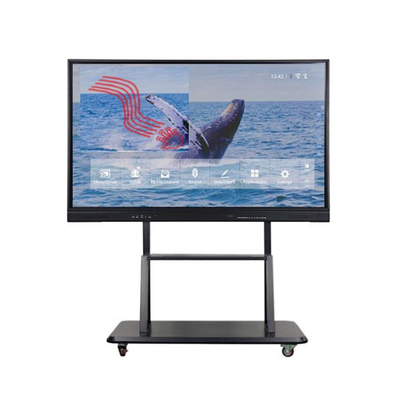 16.7M Tampilan Warna Monitor layar sentuh interaktif dengan 20 titik atau lebih titik sentuh dan RAM 4G