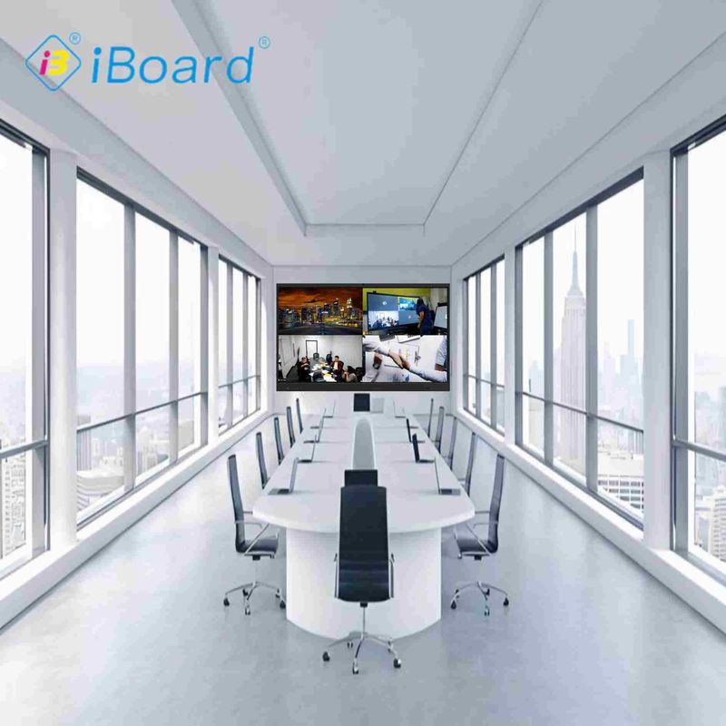 Iboard Produk Baru 98 " 4K Smart Display Interaktif Flat Panel Display Ukuran Besar layar sentuh Monitor untuk Ruang Pertemuan