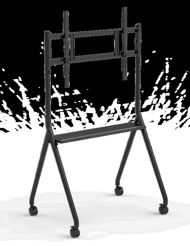 baru tiba Interaktif Whiteboard Stand Movable 42 sampai 75 Inch TV Monitor Lifting Mobile Stand Max Bearing 60KGS Powerfull Wheels Mudah Pindah untuk interaktif whiteboard mobile stand