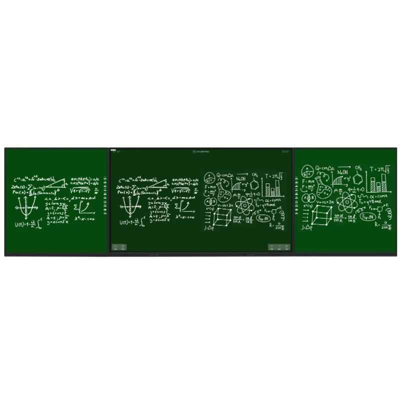 Papan Tulis Interaktif Digital All-in-One 98 inci, Papan Samping dengan Papan Cerdas Untuk Sekolah