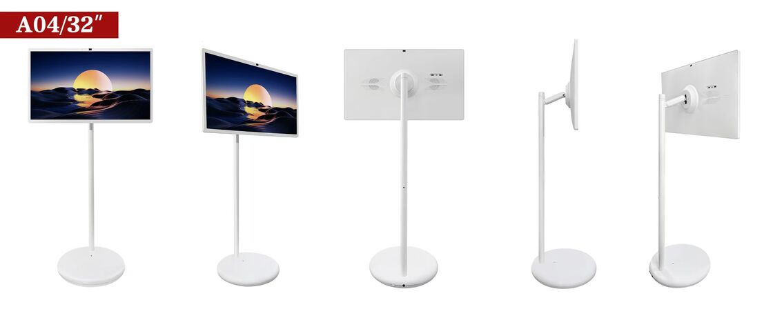 Papan Tulis Interaktif Layar Sentuh LCD 32 Inci Dengan Baterai Monitor Sentuh Portabel