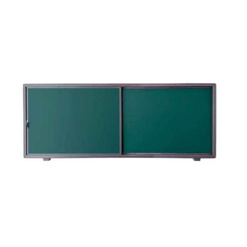 Smart Blackboard Sliding 75 86 Inch Panel Board Putih Hijau Opsional Dengan Panel Sentuh Dinding Mounted Android Windows Sistem Operasi Untuk Meeting Office Kelas