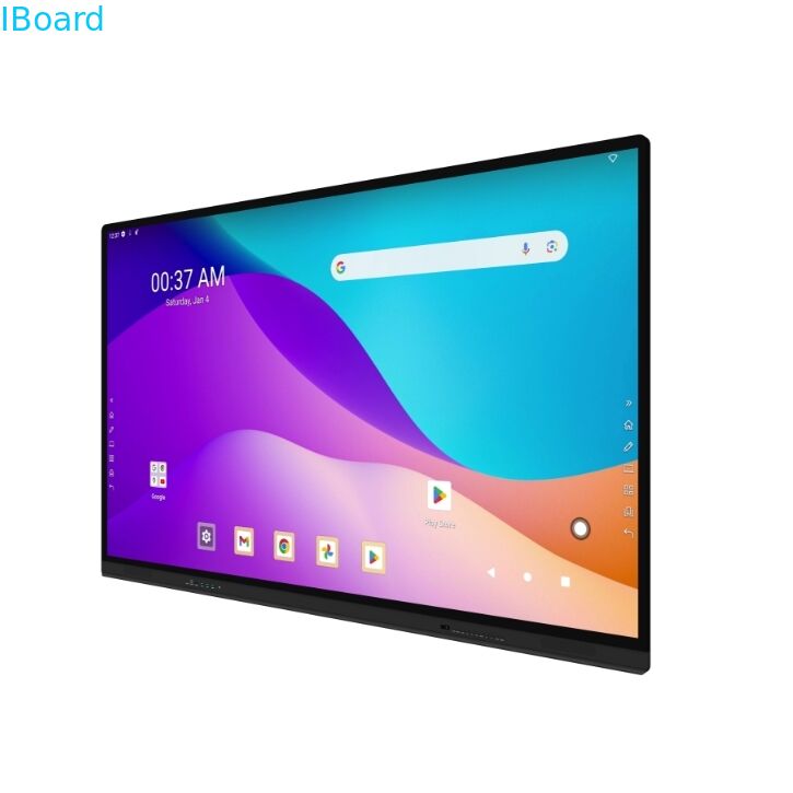 86 Inch Google EDLA Certified Interactive Whiteboard dengan 8 Core CPU untuk kelas dan konferensi