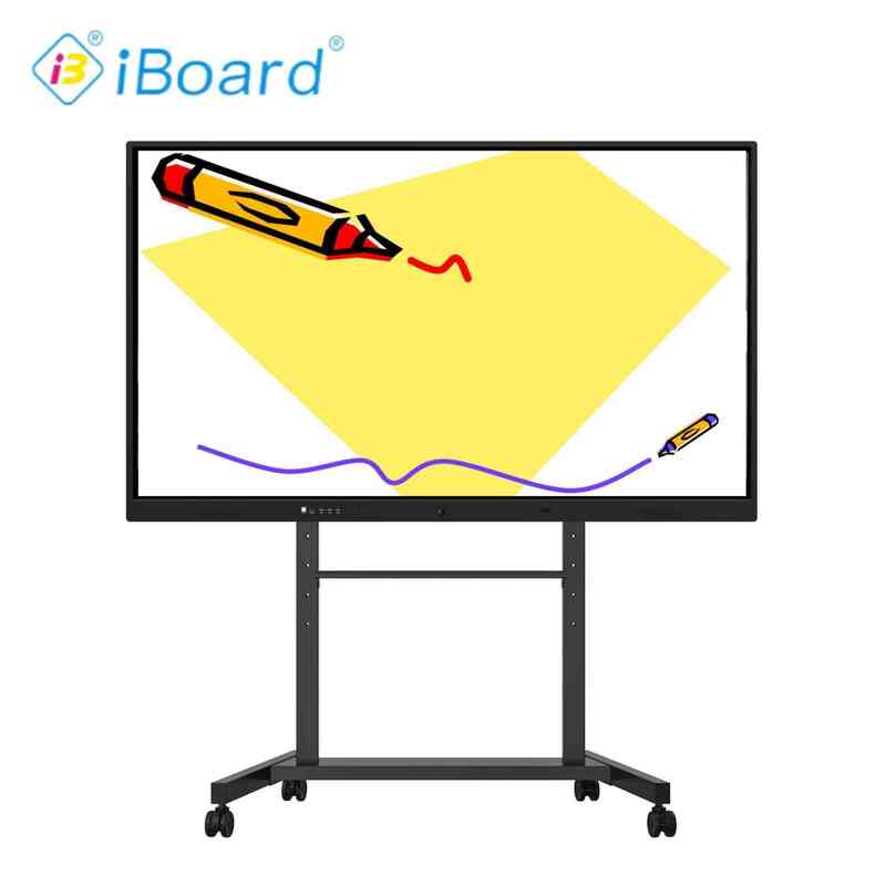 86 Inch Interactive Flat Panel Display Touch Smart Board dengan Android 14 4+32G untuk Pendidikan