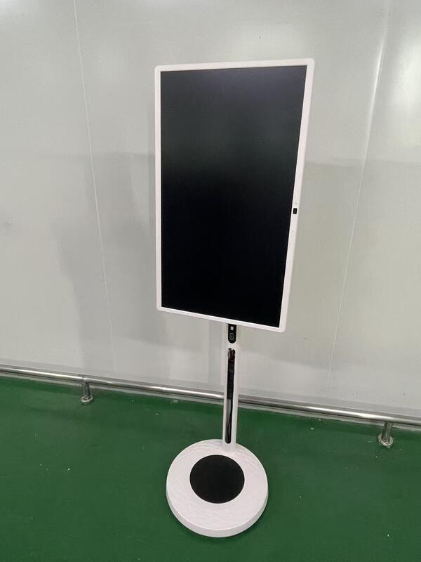 32 inci Portable Smart TV Mobile Touch Screen Wireless Android TV pada roda