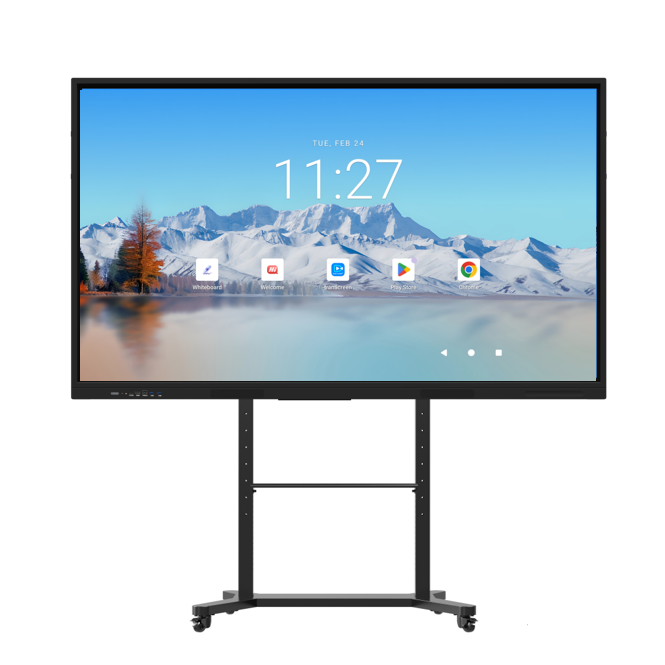 iBoard 75 inch Android 16 Google EDLA Certified Ai Interactive Flat Panel Smart Board