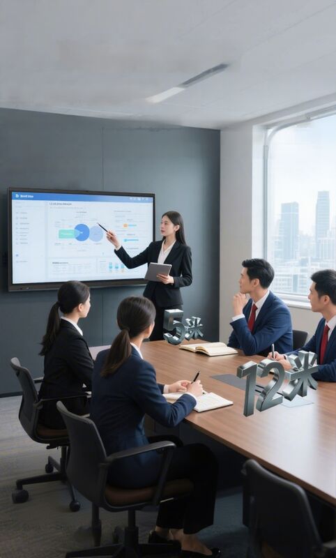Panel Flat Interaktif dengan Resolusi 4K UHD 20-Point Touch dan Android 10.0 OS Digital Teaching Board
