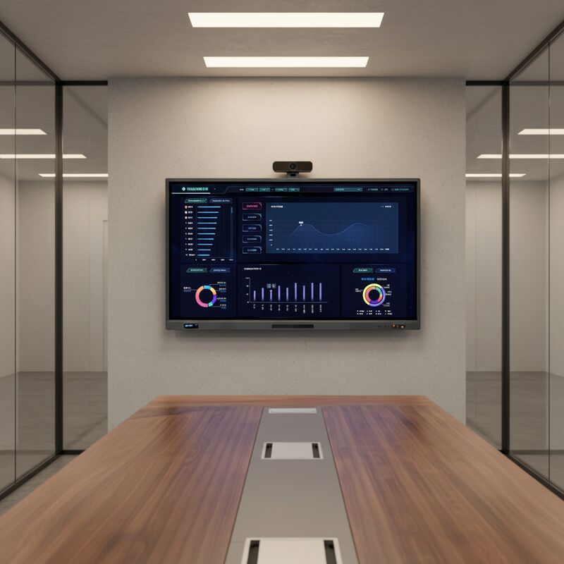 Panel datar interaktif 98 inci dengan resolusi 4K UHD Android 9.0 dan built-in 2 X 10W Speaker untuk kolaborasi yang ditingkatkan