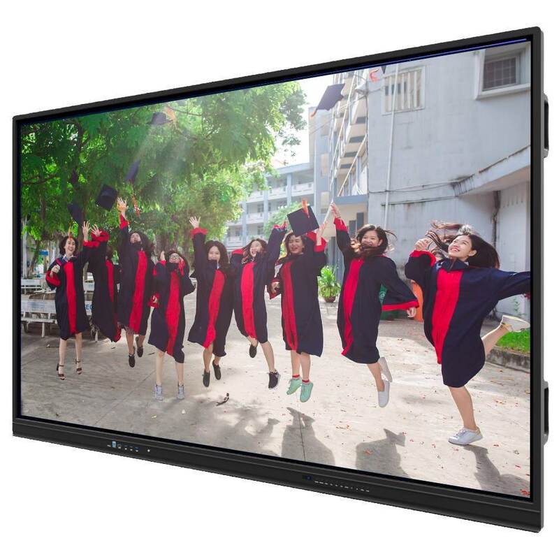Keakuratan Posisi di bawah 2mm Panel Flat Interaktif dalam ukuran 98 inci 110 inci dioptimalkan untuk respon sentuh yang mulus dan kejelasan gambar yang rinci