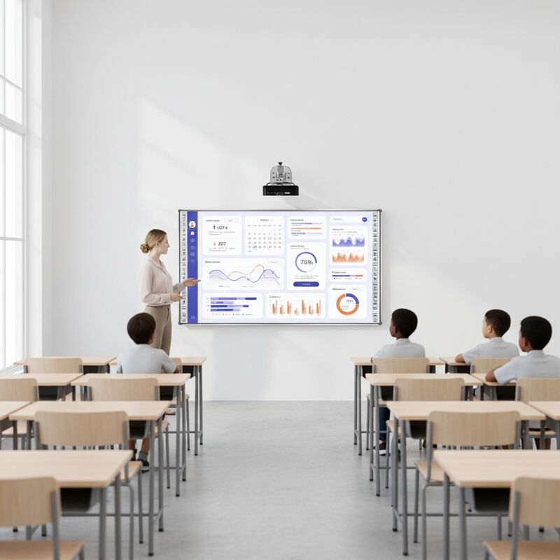 128G Storage Interaktif Touchscreen Whiteboard dengan 8G RAM