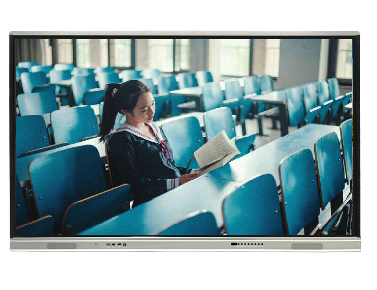 Papan Tulis Interaktif Inframerah 65 Inci Resolusi 4K Papan Pintar untuk Mengajar dan Konferensi