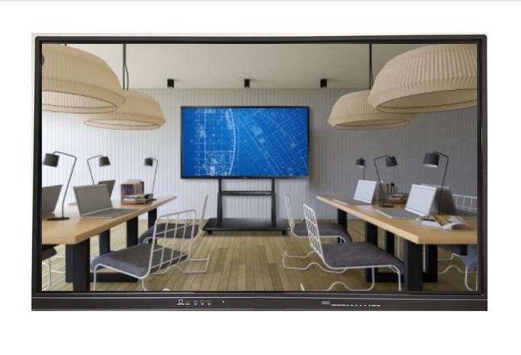 75 " LED Interaktif Whiteboard Multi Touch Display Android Windows Sistem Dual