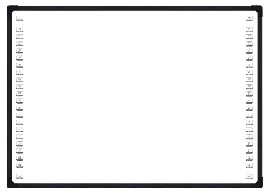 4 Kamera Optical Interactive Whiteboard dengan 10-32 Touch Points Smart Board untuk Kolaborasi Digital yang Ditingkatkan